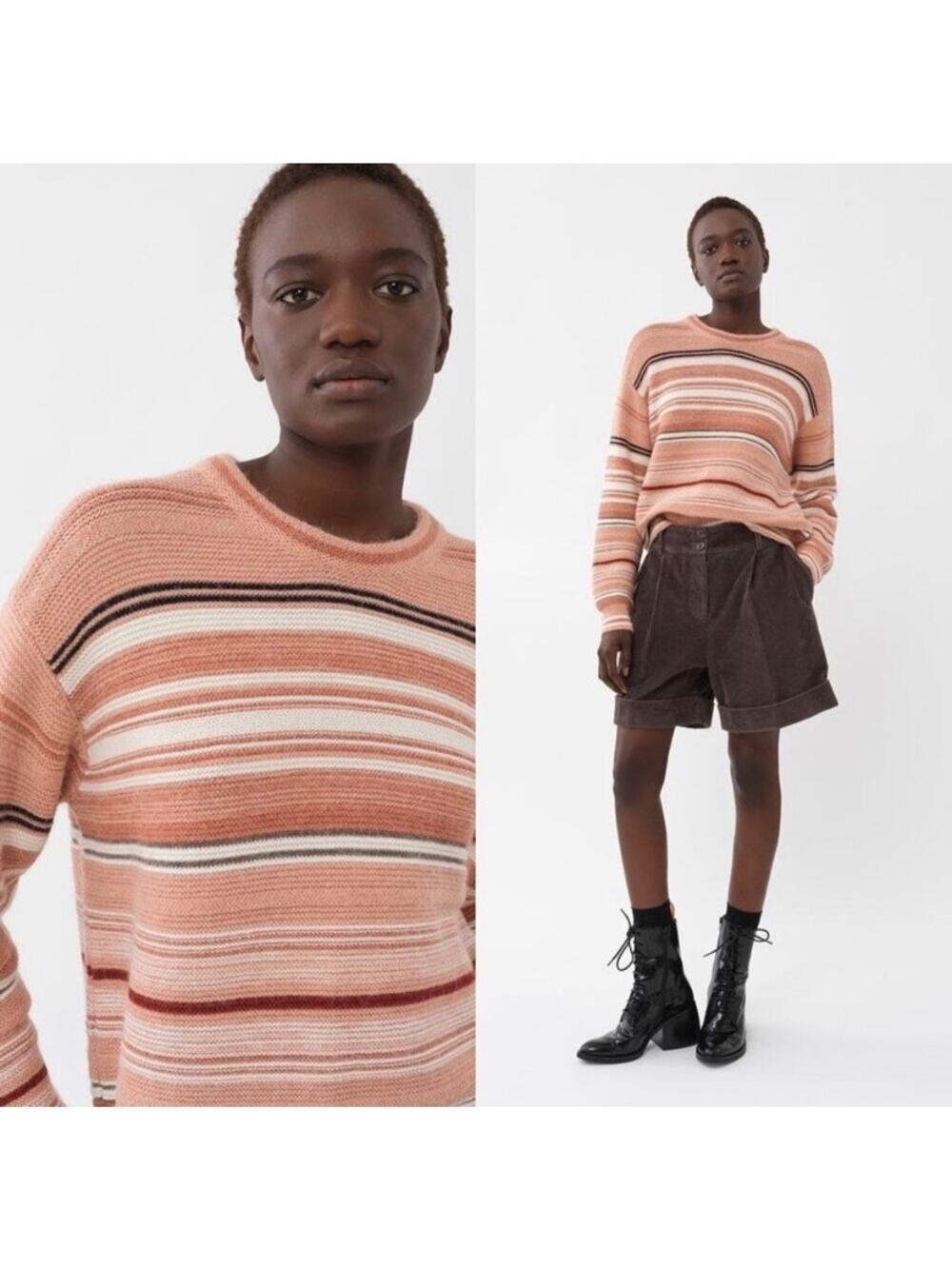 SeeByChloe Wool Sweater Orange NWT